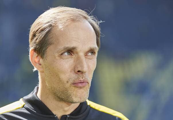 Thomas TUCHEL, Chef - Trainer BVB Halbfigur , Aktion, Einzelbild, Portrait, Portraet, Einzelaktion BORUSSIA DORTMUND - TSG 1899 HOFFENHEIM 2-1 Fussball 1. Bundesliga , Dortmund, am 06.05.2017, 32.Spieltag, Saison 2016 2017, 1.Liga, 1.Bundesliga,