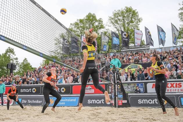 smart super cup Münster; Smart Beach Tour 2017; Laboureur, Sude - Ludwig, Walkenhorst+++ copyright: Joern Pollex HOCH ZWEI +++ Münster Germany xJoernxPollex HOCHxZWEIx
