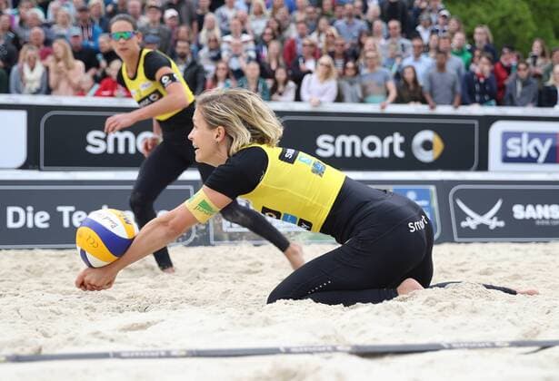 Bilder des Tages - SPORT smart super cup Münster; Smart Beach Tour 2017; Ludwig, Walkenhorst+++ copyright: Joern Pollex HOCH ZWEI +++ Münster Germany xJoernxPollex HOCHxZWEIx
