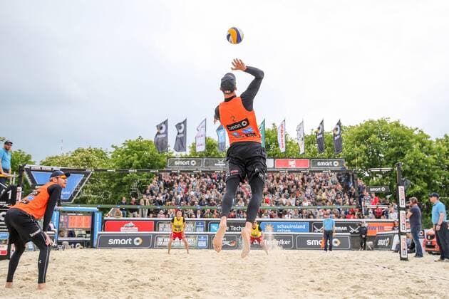 smart super cup Münster; Smart Beach Tour 2017; Bergmann, Harms - Brouwer, Meeuwsen +++ copyright: Joern Pollex HOCH ZWEI +++ Münster Germany xJoernxPollex HOCHxZWEIx