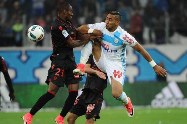 Ricardo (OGCN) - Payet (OM) FOOTBALL : Marseille vs Nice - Ligue1 - 07 05 2017 FranckPennant Panoramic 