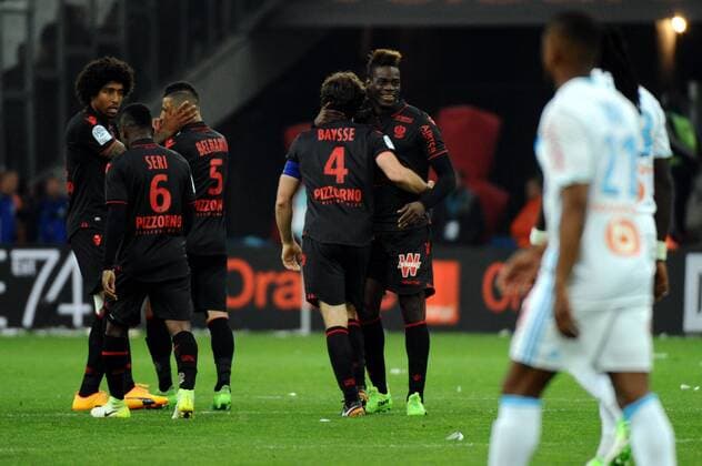 Balotelli (OGCN) - Joie but FOOTBALL : Marseille vs Nice - Ligue1 - 07 05 2017 FranckPennant Panoramic 