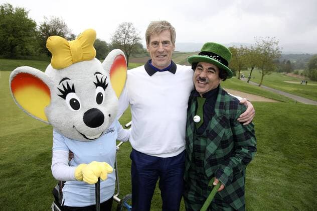 Themen der Woche - SPORT Bilder des Tages - SPORT Uli Stein und Albert de Paris als Charlie Chaplin beim Europa-Park Eagles Charity Golfcup 2017 auf dem Golfplatz des Europa-Park Golfclubs Breisgau e.V. in Herbolzheim-Tutschfelden. Rust, 08.05.2017 Foto:xS.xGabschx xFuturexImage