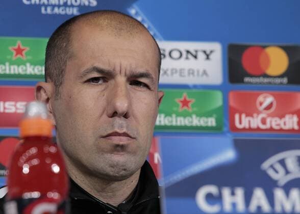 May 8, 2017 - Turin, Italy - Leonardo Jardim during the press conference PK Pressekonferenz before Champions League semi-finals match between Juventus v Monaco, in Turin, on May 8, 2017. Monaco Press Conference  - ZUMAn230 20170508_zaa_n230_025 Copyright: xLorisxRosellix
