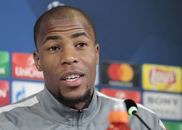 May 8, 2017 - Turin, Italy - Djibril Sidibe during the press conference PK Pressekonferenz before Champions League semi-finals match between Juventus v Monaco, in Turin, on May 8, 2017. Monaco Press Conference  - ZUMAn230 20170508_zaa_n230_027 Copyright: xLorisxRosellix