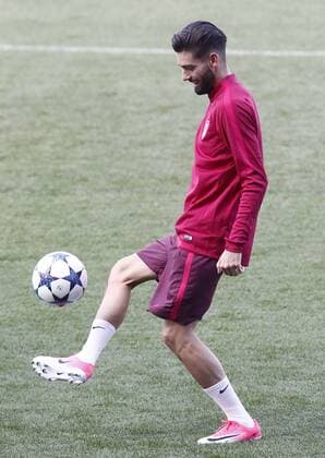 Atletico de Madrid s Yannick Ferreira Carrasco during training session. May 9,2017.  (20170509171)