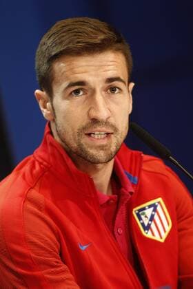 Atletico de Madrid s Gabi Fernandez in press conference PK Pressekonferenz before training session. May 9,2017.  (20170509136)