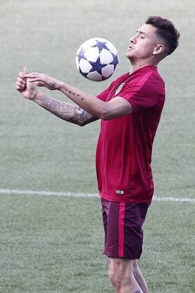 Atletico de Madrid s Jose Maria Gimenez during training session. May 9,2017.  (20170509174)
