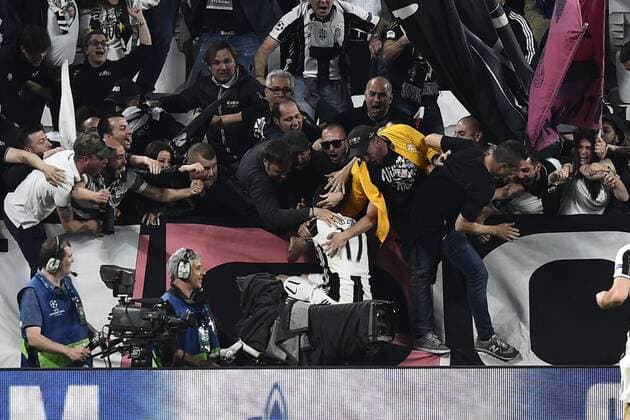 Db Torino 09 05 017 - Champions League Juventus-Monaco foto Daniele Buffa Image nella foto: esultanza gol Mario Mandzukic 