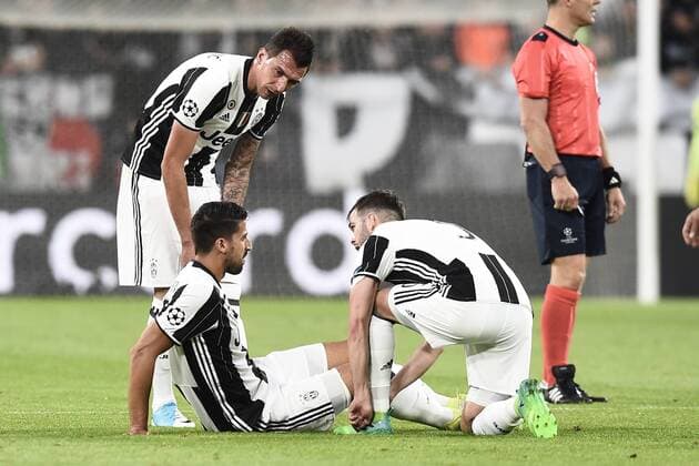 Db Torino 09 05 017 - Champions League Juventus-Monaco foto Daniele Buffa Image nella foto: Sami Khedira infortunio 
