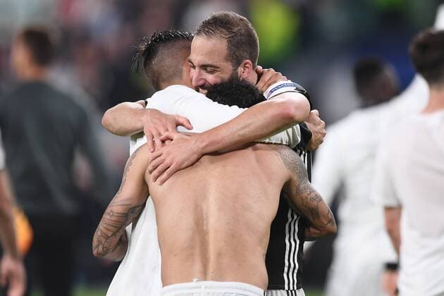 Mg Torino 09 05 2017 - Champions League Juventus-Monaco foto Matteo Gribaudi Image nella foto: esultanza a fine gara Juventus 