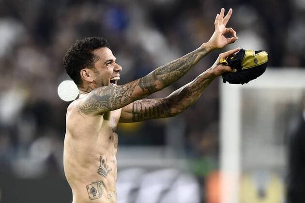 Bilder des Tages - SPORT Db Torino 09 05 017 - Champions League Juventus-Monaco foto Daniele Buffa Image nella foto: Dani Alves 