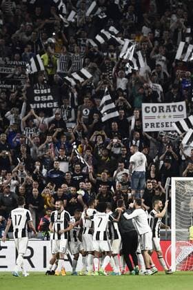 Db Torino 09 05 017 - Champions League Juventus-Monaco foto Daniele Buffa Image nella foto: esultanza fine gara Juventus 