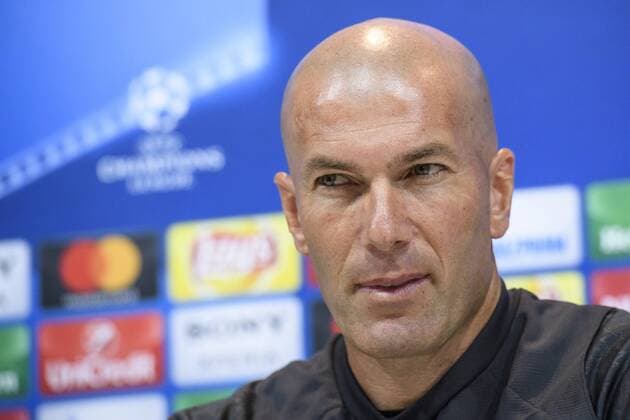 Rueda de prensa del Real Madrid. En la imagen, Zidane. press conference PK Pressekonferenz of Real Madrid. In this picture, Zidane. xJUANxAGUADOx 