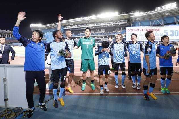 Kawasaki Frontale team group Mannschaftsbild Totale MARCH 9, 2017 - Football Soccer : 2017 AFC Champions League Group G match between Kawasaki Frontale - Eastern SC at Kawasaki Todoroki Stadium, Kanagawa, Japan. Noxthirdxpartyxsales  (umqa051881)