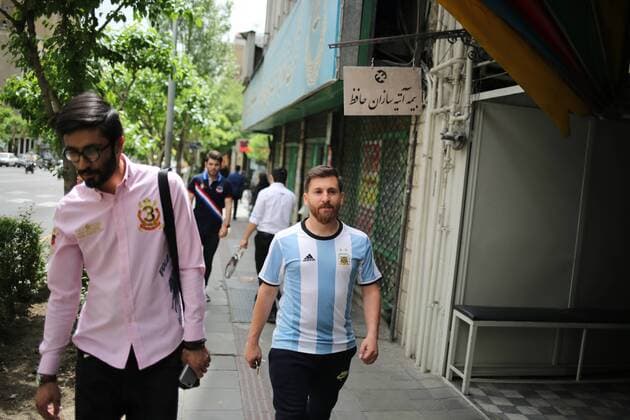Reza Parastesh is an Iranian young man who has been very popular and famous these days due to his resemblance to Argentina professional footballer Lionel Messi.  Copyright: xMohammadxKhodabakhshx