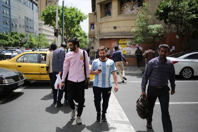 Reza Parastesh is an Iranian young man who has been very popular and famous these days due to his resemblance to Argentina professional footballer Lionel Messi.  Copyright: xMohammadxKhodabakhshx