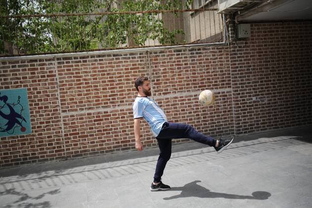 Reza Parastesh is an Iranian young man who has been very popular and famous these days due to his resemblance to Argentina professional footballer Lionel Messi.  Copyright: xMohammadxKhodabakhshx