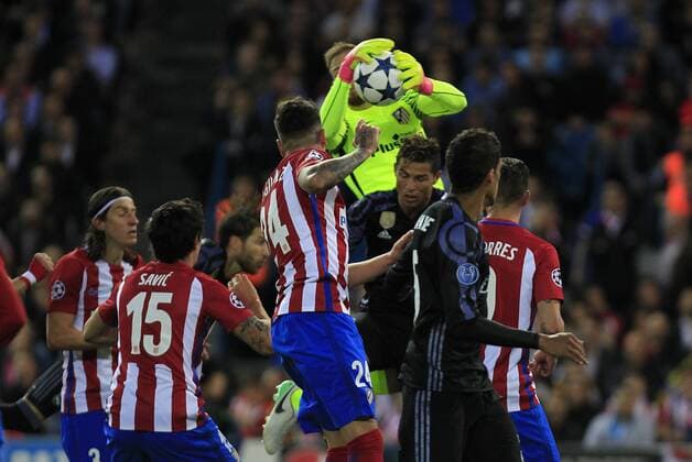 Soccer match between Atletico de Madrid and Real Madrid of second round of semifinals of Champions League 2016 2017, held at the Vicente Calderon stadium, in Madrid, May 10, 2017. (Photo: J. Luis Cuesta 261 Cordon Press).  xJosexLuisxCuestax xx