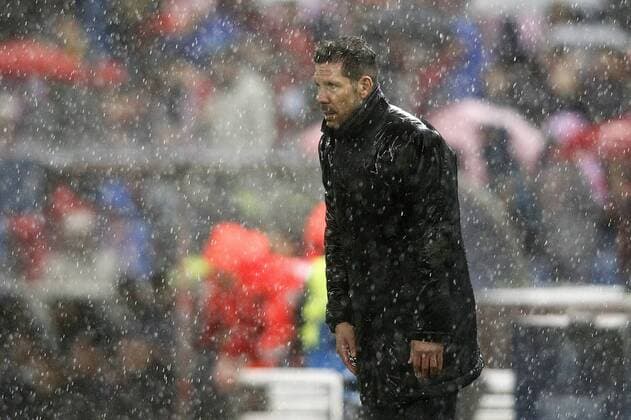 Fußball, CL, Atletico Madrid - Real Madrid Atletico de Madrid s coach Diego Pablo Cholo Simeone during Champions League 2016 2017 Semi-finals 2nd leg match. May 10,2017.  (20170510251)