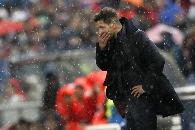 Fußball, CL, Atletico Madrid - Real Madrid Atletico de Madrid s coach Diego Pablo Cholo Simeone during Champions League 2016 2017 Semi-finals 2nd leg match. May 10,2017.  (20170510237)