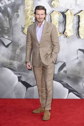 Themen der Woche - SPORT Bilder des Tages - SPORT David Beckham bei der Premiere des Kinofilms King Arthur: Legend of the Sword im Empire Leicester Square. London, 10.05.2017  Foto:xS.xVasx xFuturexImage