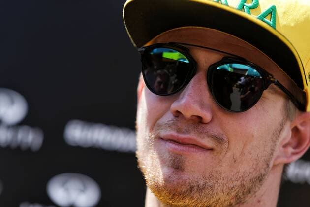 Spanish Grand Prix, Barcelona 11 - 14 May 2017 Nico Hulkenberg (GER) Renault F1 Team with the media. 11.05.2017. 