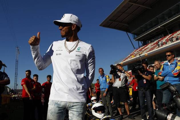 Motorsports: FIA Formula One World Championship WM Weltmeisterschaft 2017, Grand Prix of Spain, 44 Lewis Hamilton (GBR, Mercedes AMG Petronas F1 Team), Barcelona Spain xHOCHxZWEIx