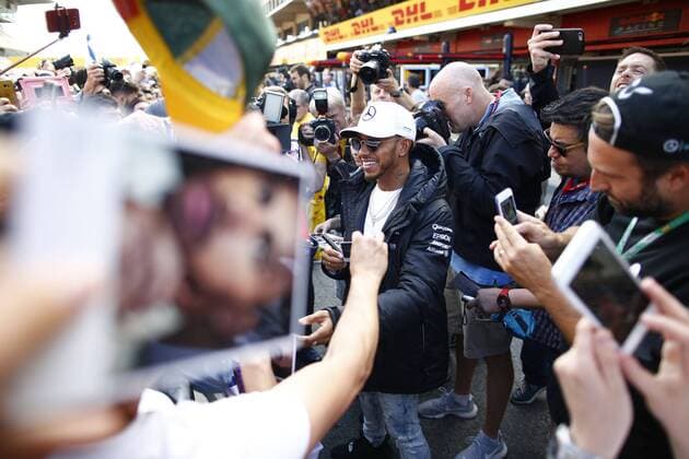 Motorsports: FIA Formula One World Championship WM Weltmeisterschaft 2017, Grand Prix of Spain, 44 Lewis Hamilton (GBR, Mercedes AMG Petronas F1 Team), Barcelona Spain xHOCHxZWEIx