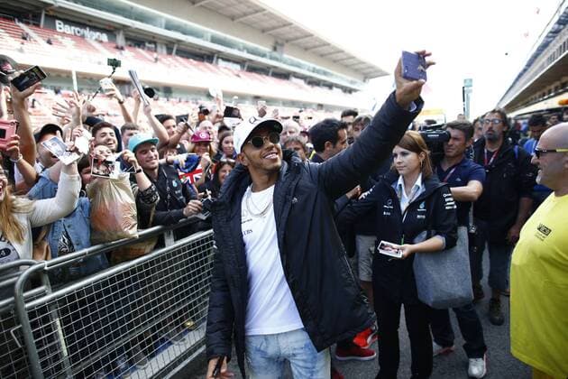Motorsports: FIA Formula One World Championship WM Weltmeisterschaft 2017, Grand Prix of Spain, 44 Lewis Hamilton (GBR, Mercedes AMG Petronas F1 Team), Barcelona Spain xHOCHxZWEIx