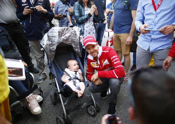 Motorsports: FIA Formula One World Championship WM Weltmeisterschaft 2017, Grand Prix of Spain, 5 Sebastian Vettel (GER, Scuderia Ferrari), Barcelona Spain xHOCHxZWEIx