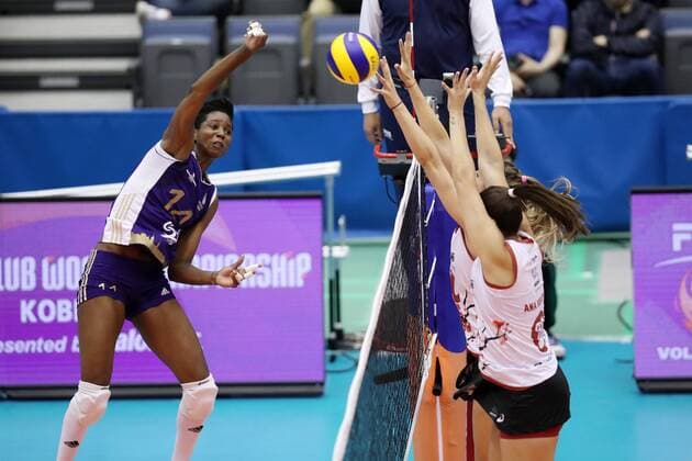Kenia Carcaces (VOL), MAY 12, 2017 - Volleyball : 2017 FIVB Volleyball Women s Club World Championship WM Weltmeisterschaft match between Volero Zurich 3-0 Osasco Volei Clube in Kobe, Japan.  (iwpa014611)