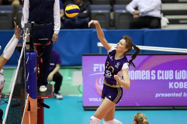 Irina Malkova (VOL), MAY 12, 2017 - Volleyball : 2017 FIVB Volleyball Women s Club World Championship WM Weltmeisterschaft match between Volero Zurich 3-0 Osasco Volei Clube in Kobe, Japan.  (iwpa014622)