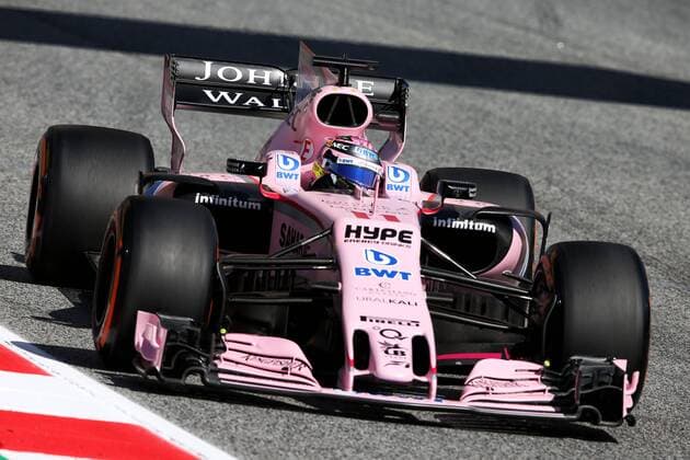 Spanish Grand Prix, Barcelona 11 - 14 May 2017 Sergio Perez (MEX) Sahara Force India F1 VJM10. 12.05.2017. 