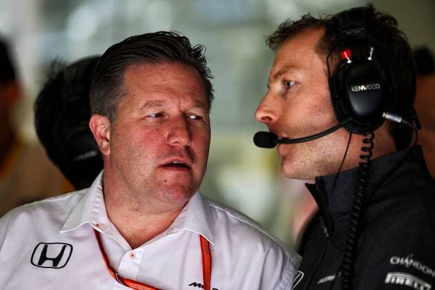 Spanish Grand Prix, Barcelona 11 - 14 May 2017 Zak Brown (USA) McLaren Executive Director (Left). 12.05.2017. 