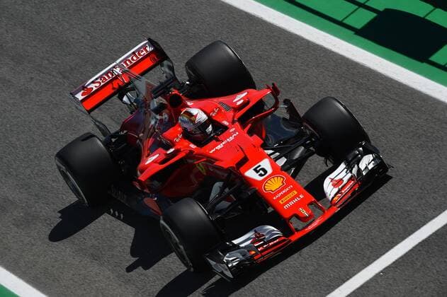 Sebastian Vettel (GER 5), Scuderia Ferrari, Grosser Preis von Spanien 2017, Erstes freies Training, Motorsport, Formel 1, 12.05.2017, Barcelona Copyright: xAndre Eibner-Pressefotox EP_JAE
