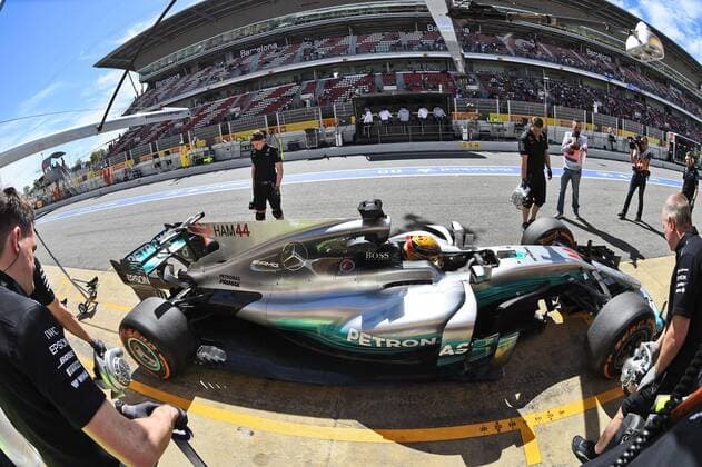 Lewis Hamilton (GB 44), Mercedes AMG Petronas Motorsport, Grosser Preis von Spanien 2017, Erstes freies Training, Motorsport, Formel 1, 12.05.2017, Barcelona Copyright: xAndre Eibner-Pressefotox EP_JAE