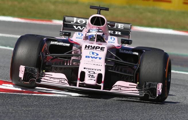 Motorsports: FIA Formula One World Championship WM Weltmeisterschaft 2017, Grand Prix of Spain, 11 Sergio Perez (MEX, Sahara Force India F1 Team), Barcelona Spain xHOCHxZWEIx