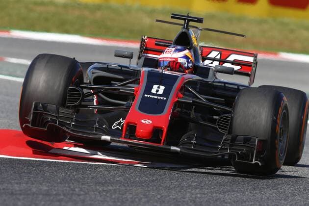 Motorsports: FIA Formula One World Championship WM Weltmeisterschaft 2017, Grand Prix of Spain, 8 Romain Grosjean (FRA, Haas F1 Team), Barcelona Spain xHOCHxZWEIx