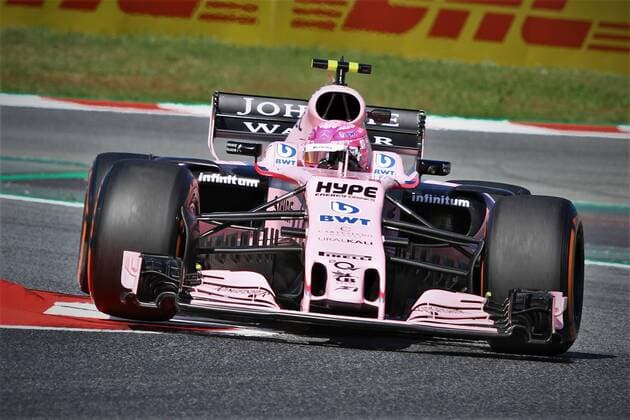 Esteban Ocon, Sahara Force India F1, formula 1 GP, Spanien in Barcelona 12.05.2017 Photo:mspb Fabian Werner Esteban Ocon, formula 1 GP, Spanien
