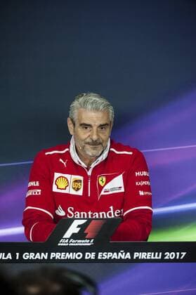 May 12th 2017, Circuit de Barcelona, Catalunya, Spain; Spanish Formula One Grand Prix; Friday Practice; Ferrari team boss Maurizio Arrivabene during the press conference PK Pressekonferenz xPabloxGuillenx  ActionPlus11878463