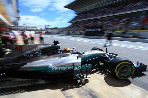 May 13th 2017, Circuit de Barcelona, Catalunya, Spain; Spanish Formula One Grand Prix, qualifying sessions; Lewis Hamilton - Mercedes AMG Petronas F1 W08 EQ Energy+ xLeannexBoonx  ActionPlus11878842
