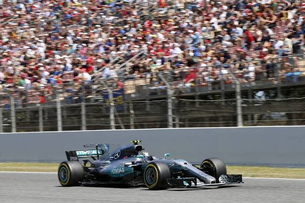 Motorsports: FIA Formula One World Championship WM Weltmeisterschaft 2017, Grand Prix of Spain, 77 Valtteri Bottas (FIN, Mercedes AMG Petronas F1 Team), Barcelona Spain xHOCHxZWEIx