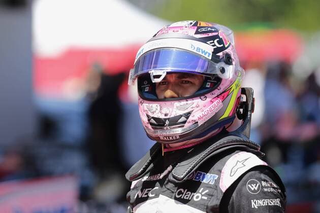 Sergio Perez (MEX 11) Sahara Force India F1 Team, Grosser Preis von Spanien 2017, Qualifying, Motorsport, Formel 1, 13.05.2017, Barcelona Copyright: xAndre Eibner-Pressefotox EP_JAE