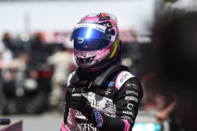 Sergio Perez (MEX 11) Sahara Force India F1 Team, Grosser Preis von Spanien 2017, Qualifying, Motorsport, Formel 1, 13.05.2017, Barcelona Copyright: xAndre Eibner-Pressefotox EP_JAE