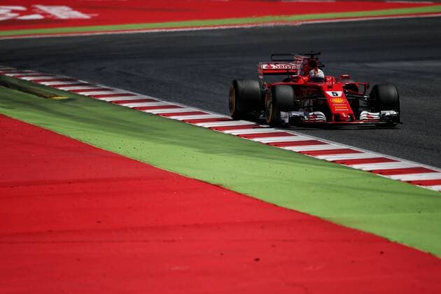 Spanish Grand Prix, Barcelona 11 - 14 May 2017 Sebastian Vettel (GER) Ferrari SF70H. 13.05.2017. 