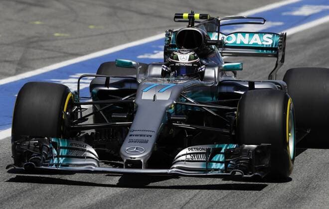 Motorsports: FIA Formula One World Championship WM Weltmeisterschaft 2017, Grand Prix of Spain, 77 Valtteri Bottas (FIN, Mercedes AMG Petronas F1 Team), Barcelona Spain xHOCHxZWEIx