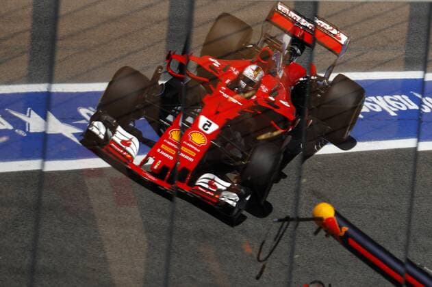 Motorsports: FIA Formula One World Championship WM Weltmeisterschaft 2017, Grand Prix of Spain, 5 Sebastian Vettel (GER, Scuderia Ferrari), Barcelona Spain xHOCHxZWEIx