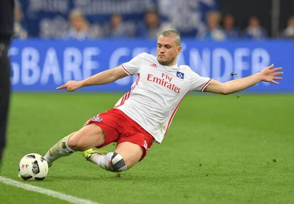 13.05.2017, Fussball GER, 1. Bundesliga Saison 2016 2017, 33. Spieltag, FC Schalke 04 - Hamburger SV 1-1, Kyriakos Papadopoulos (Hamburger SV)