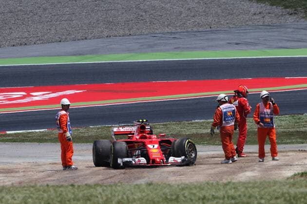 Spanish Grand Prix, Barcelona 11 - 14 May 2017 Kimi Raikkonen (FIN) Ferrari SF70H retired from the race at the start. 14.05.2017. 